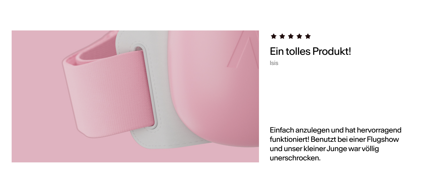 Навушники для захисту слуху Alpine Muffy Baby Klassik - для малюків до 36 місяців, чорний/рожевий