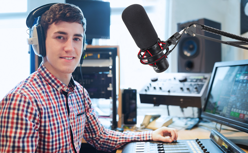 Кріплення для мікрофона HyperX QuadCast/S/ProCast від YOUSHARES: регульований штатив з адаптером 3/8' - 5/8'