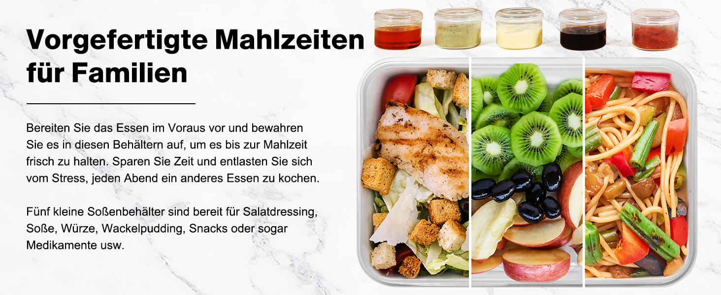 Набір контейнерів для зберігання YASHE SE-38PCS: 19 контейнерів та 19 кришок, BPA-Free, для кухні