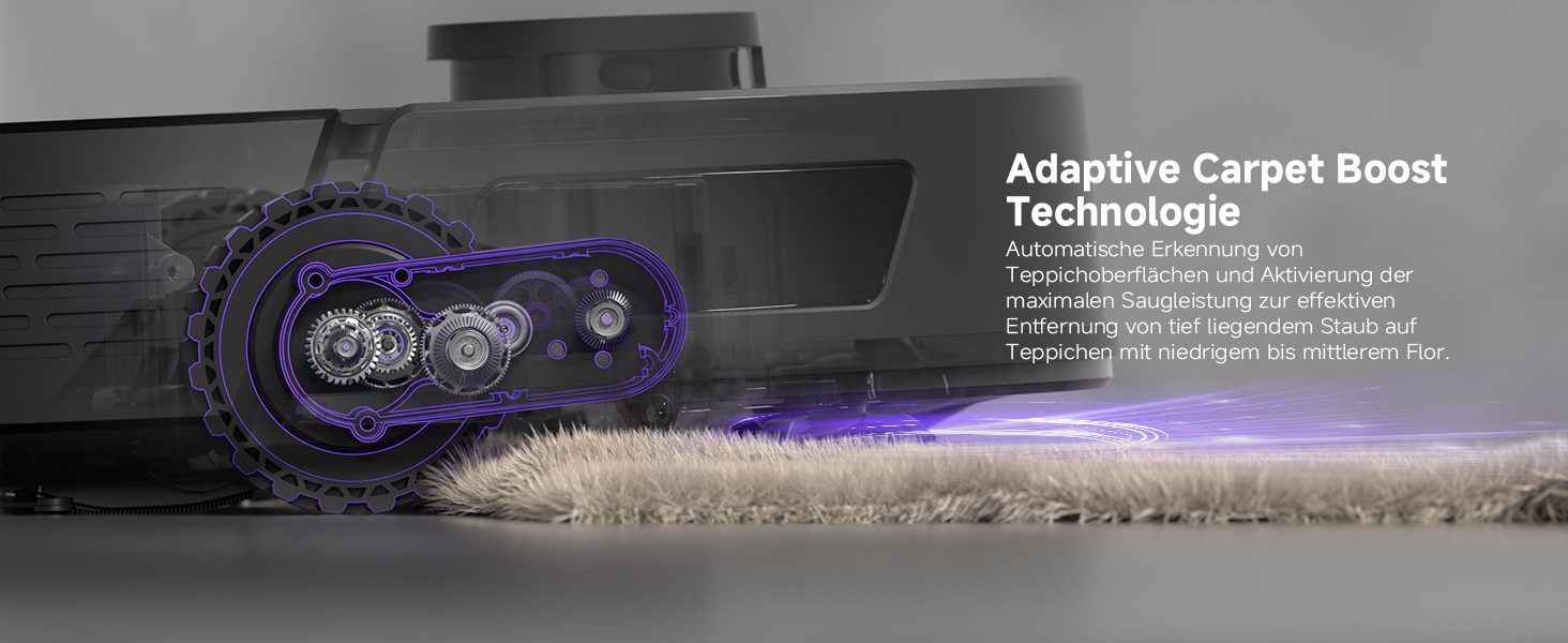 Робот-пилосос MONSGA з функцією миття, 3.5л, потужність 5000Pa, час роботи 180хв, LiDAR навігація, керування через додаток, чорний