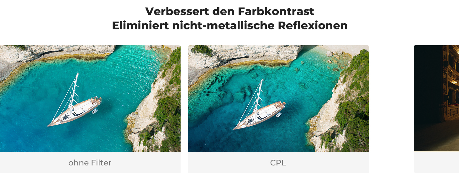 Фільтри K&F Concept 43mm: Black Mist 1/4, Поляризаційний, CPL з багатошаровим покриттям (Nano Klear)