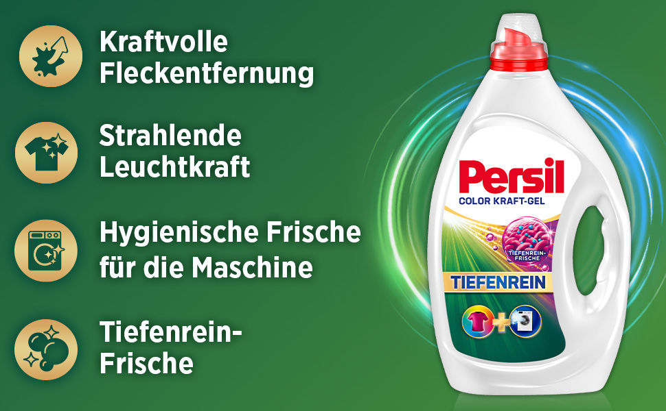 Рідкий засіб для прання Persil Color Kraft-Gel для кольорової білизни з технологією глибокого очищення, 900 мл (набір 6 шт), 120 прань