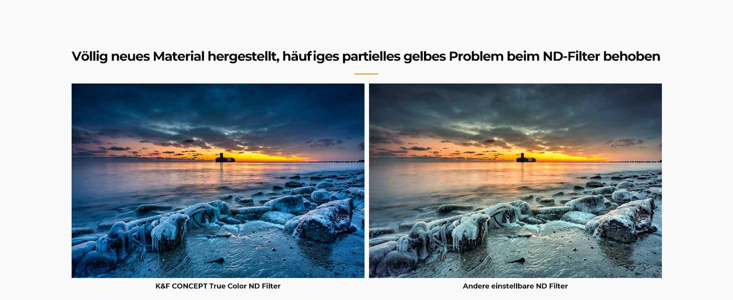 Фільтр нейтральної сірої ND K&F Concept Nano-X True Color Variabler 55mm (ND2-32, 1-5 ступенів)