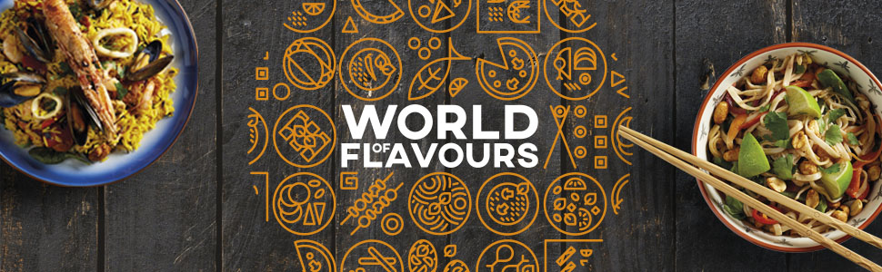 Ситечко кухонне KitchenCraft World of Flavours, нержавіюча сталь, з ручкою з евкаліптового дерева, 14 x 16 x 34 см