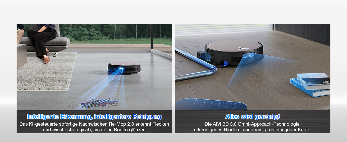 Робот-пилосос ECOVACS DEEBOT T30C Pro Omni GEN 2 з функцією миття, потужність 15400Pa, автопорожнення, гаряча сушка, час роботи 200 хв, ідеальний для шерсті тварин та килимів