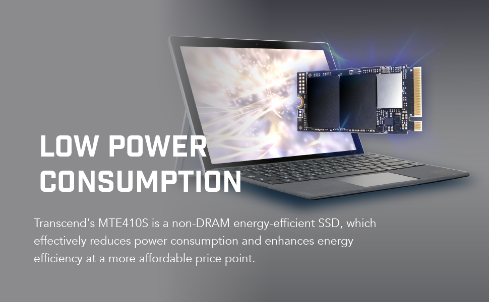 SSD накопичувач Transcend 2TB M.2 NVMe PCIe Gen4x4 MTE410S (5000 MB/s читання, 4300 MB/s запис)