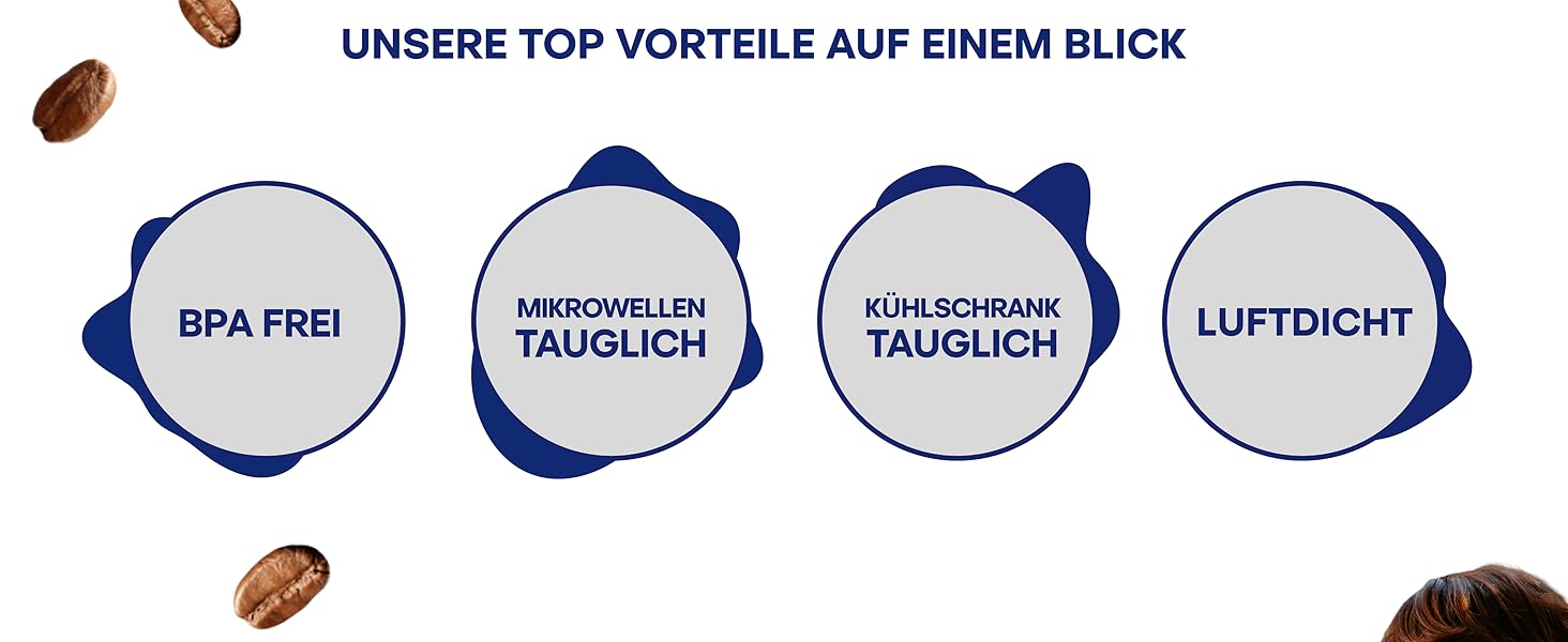 Герметичні контейнери для зберігання з кришкою [набір 12 шт] – Складні та економні контейнери для кухні – Ідеально підходять для борошна, макаронів, мюслі та іншого – Набір контейнерів для продуктів у антрацитовому кольорі