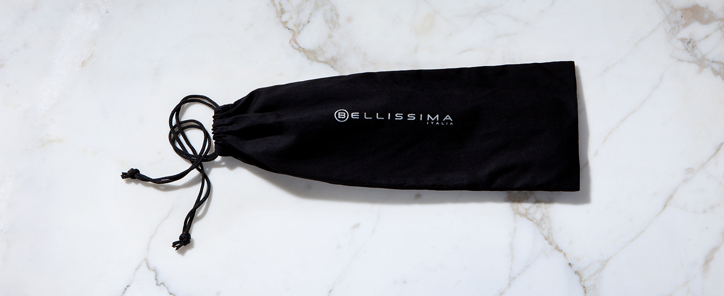 Випрямляч для волосся Bellissima Mini - компактний, для подорожей, з керамічним покриттям, 200°C, автоматичне напруження, сумочка для краси