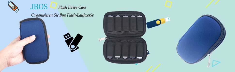 Органайзер для USB-накопичувачів JBOS: кейс на 20 відсіків для USB-флешок, USB-стіків, флеш-пам'яті