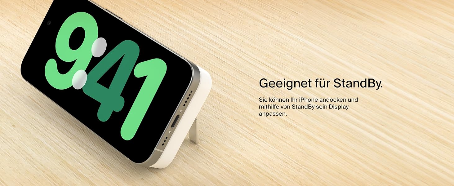 Belkin BoostCharge Pro Powerbank 10000mAh з Qi2, MagSafe, вбудований стійка, для iPhone 17, Air, 16, 15, 14, Pixel та інших – білий