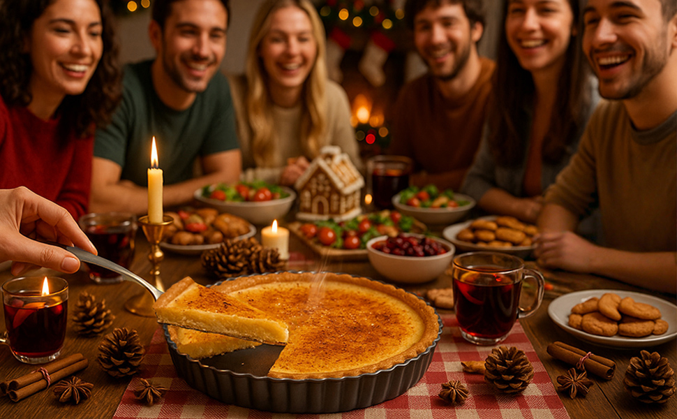 Форми для тартів Yamteck Tarteform 10см, 6 шт. З підйомним дном, антипригарне покриття, вуглецева сталь. Для тартів, пирогів, випічки, сімейних обідів та свят. Розмір 10х2 см, 6 шт. (28*3 см)