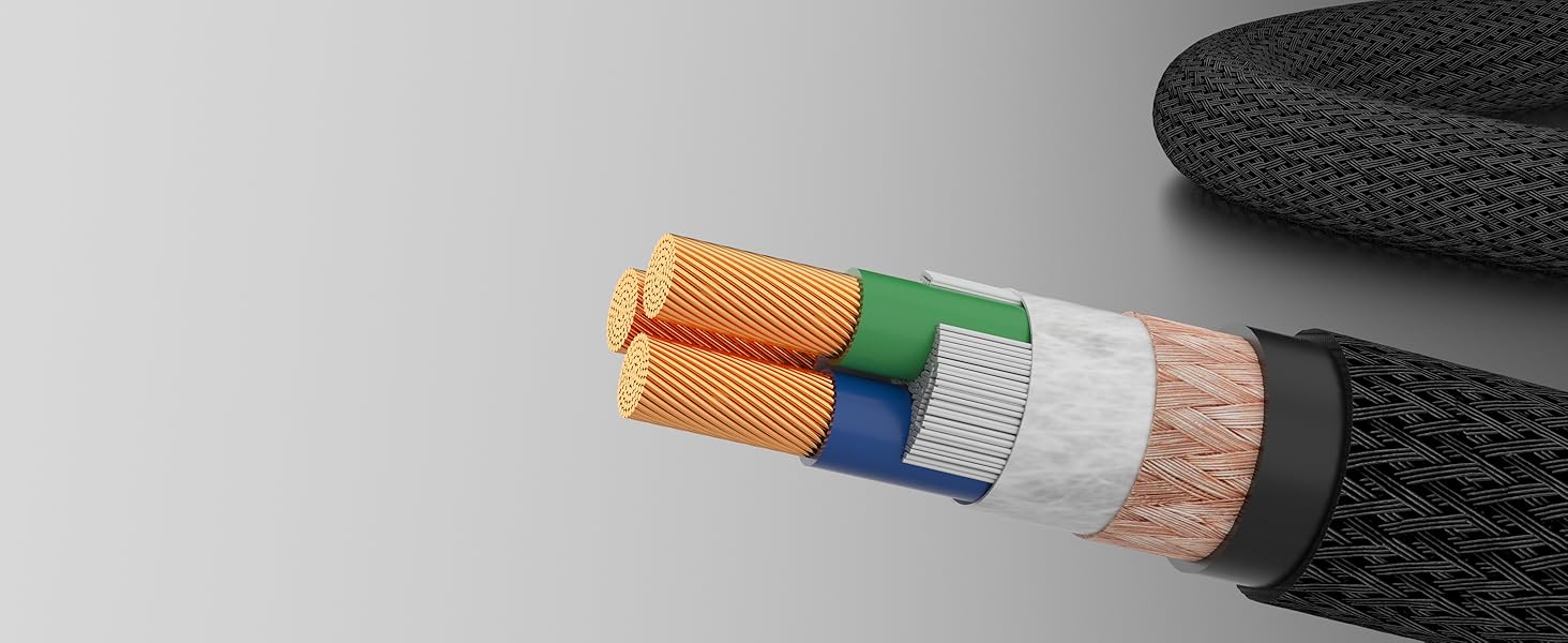 Hi-Fi мережевий кабель Monosaudio P029 1.5м, мідний OFC, High-End кабель живлення EU Schuko — IEC C15 для підсилювача, DVD, сабвуфера та декодера