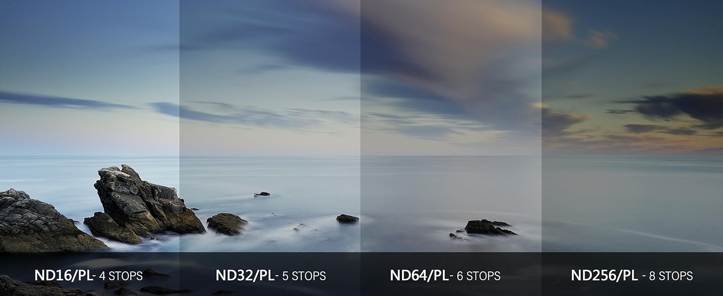 Набір фільтрів STARTRC для DJI Osmo Pocket 3 Creator Combo: CPL, ND 8, ND 16, ND 32, ND 64, ND256 (магнітні, версія з алюмінію)