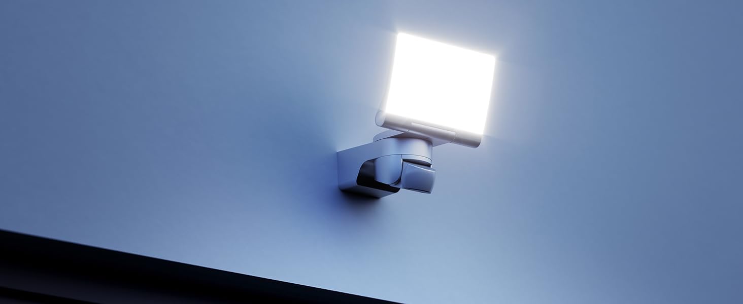 Світлодіодний прожектор Steinel XLED Home 2 S, білий, 13,7 Вт, 1550 лм, 180°, дальність 10 м, без датчика руху, поворотний