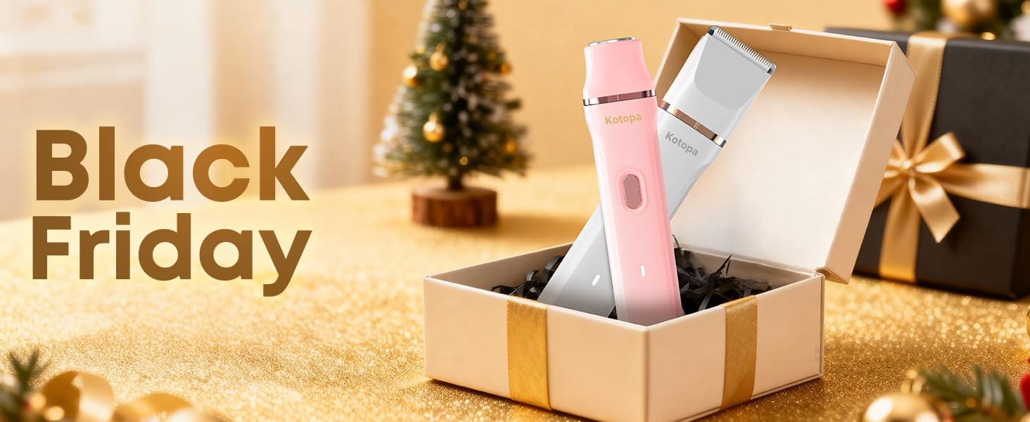 Електричний тример для інтимної зони для жінок 3-в-1, для бікіні, обличчя та тіла, бездротовий, водонепроникний, для чутливої шкіри (білий)