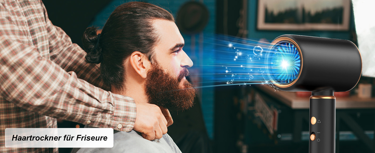 Фен з іонізацією, дифузором та концентратором | 2400W, тихий мотор | 4-в-1, з нагрівом та охолодженням | 4 режими нагріву та 2 швидкості | Швидкий нагрів