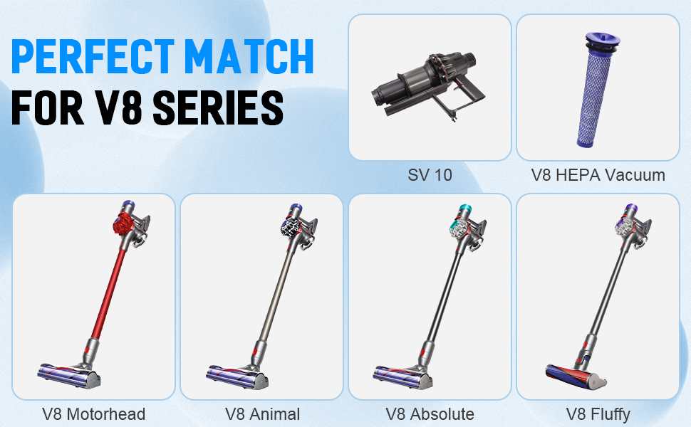 Замінний акумулятор Dyson V10 6.0Ah: сумісний з V10 Absolute Animal Motörhead Fluffy Total Clean. Комплект з фільтром та шурупами