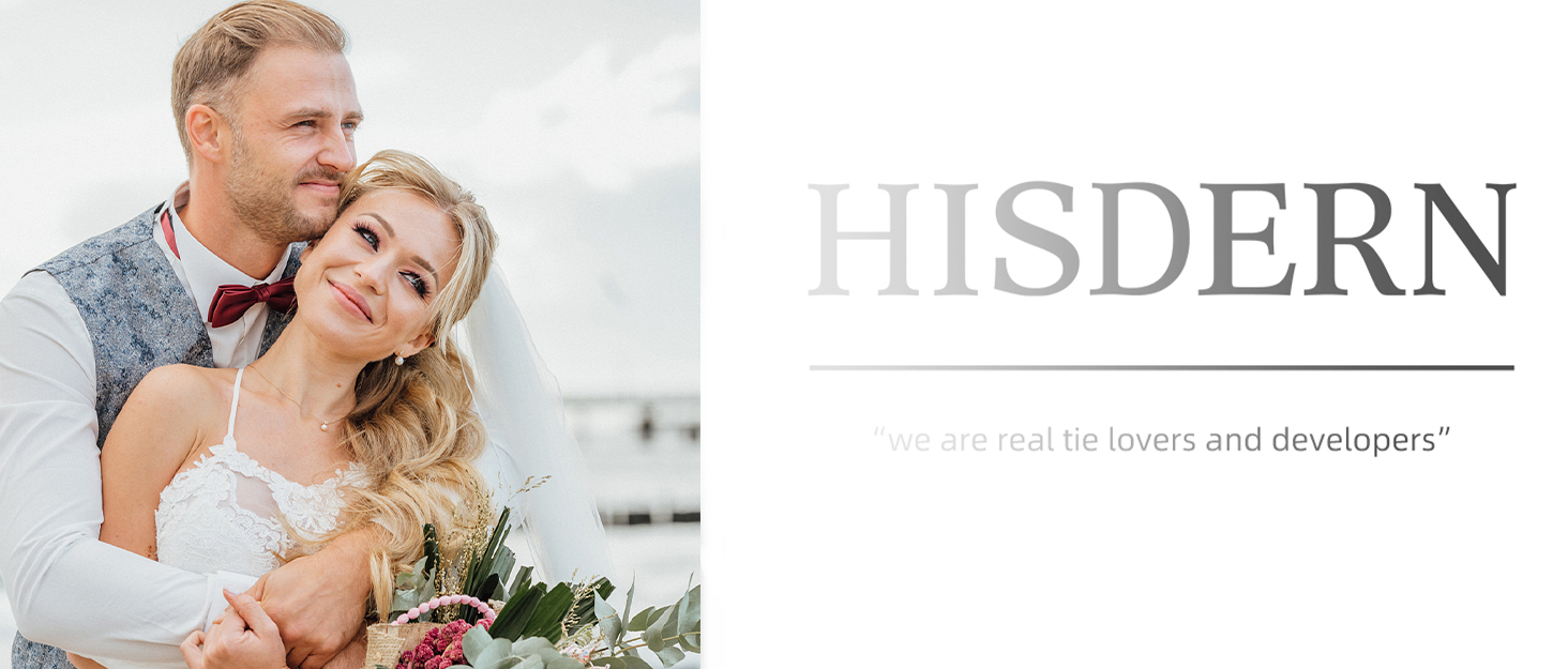 Метелик HISDERN класичний сірий, комплект для чоловіків