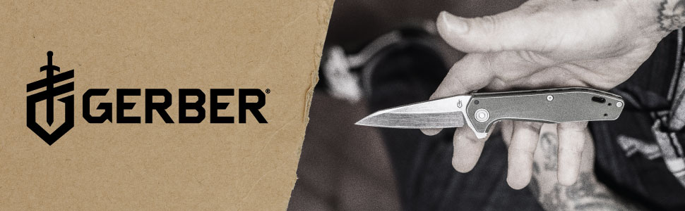 Складаний ніж Gerber з гладким лезом та кліпсою, міні 5,6 см (для кишені, ЄС)