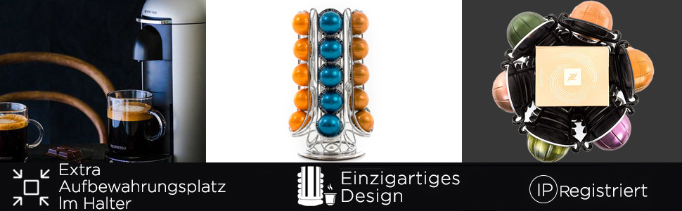 Тримач для капсул Peak Coffee - лише для 30 Nespresso Vertuo капсул