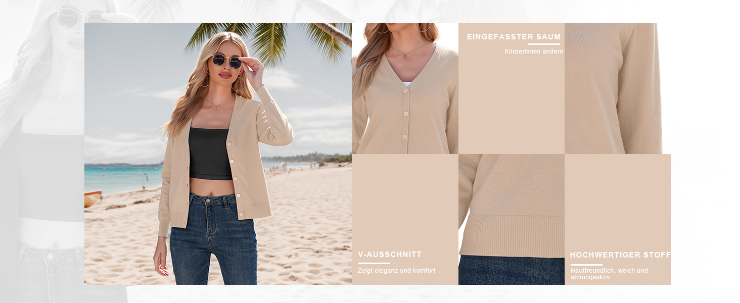 Кардиган жіночий Grecerelle, елегантний, легкий, з V-подібним вирізом, на ґудзиках, чорний, розмір XL