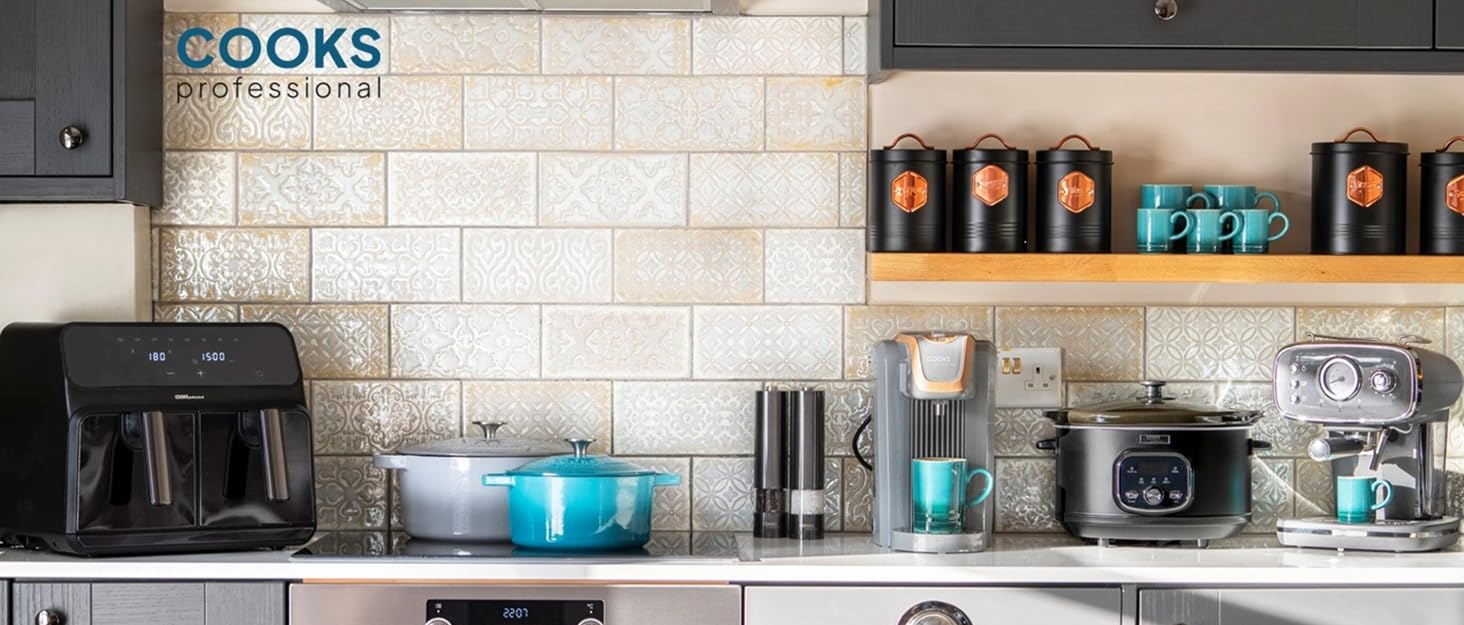 Набір Cooks Professional: електричні млини для солі та перцю з регулюванням помелу, нержавіюча сталь, графіт