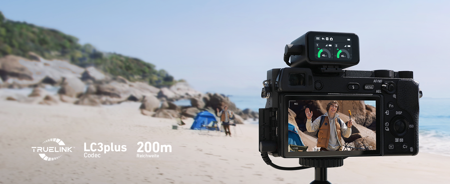 Мікрофон петличний AnkerWork M650 бездротовий, професійний, з шумозаглушенням, 2 канали, радіус дії 200м, акумулятор 15 годин, для Vlogs та стрімінгу (білий)