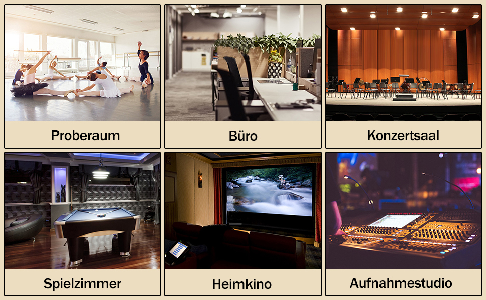 Акустичний поролон самоклеящийся пірамідальний, панелі для звукоізоляції та шумопоглинання (30x30x3 см, 36 шт), чорний — для студії, офісу та дому