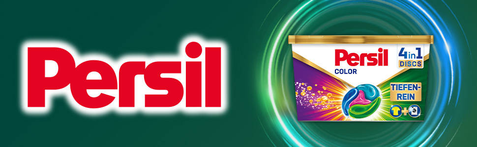 Капсули для прання Persil 4in1 Color DISCS для кольорових речей, технологія глибокого очищення, 16 шт