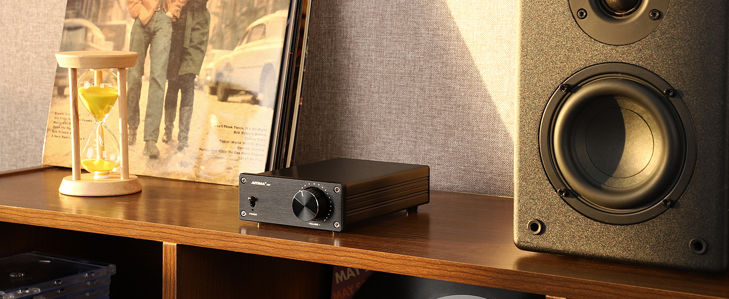 AIYIMA A07 TPA3255 стерео аудіо міні-підсилювач 2x300 Вт Hi-Fi, клас D, інтегрований цифровий підсилювач 2.0 для колонок і домашнього кінотеатру, 32V 5A блок живлення, для DIY