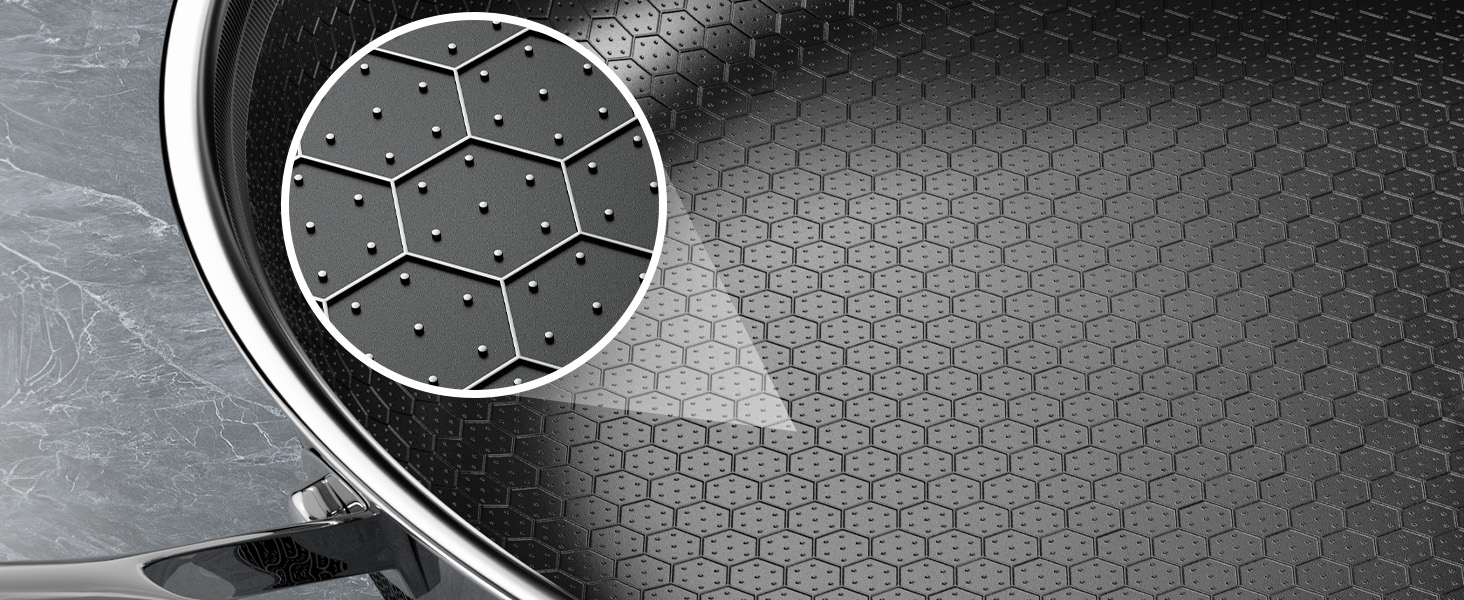 Набір сковорідок Innerwell Hybrid Edelstahl Profi 20+24+28 см - індукційні, з антипригарним покриттям Titan-Keramik, для всіх плит, PFOA-free