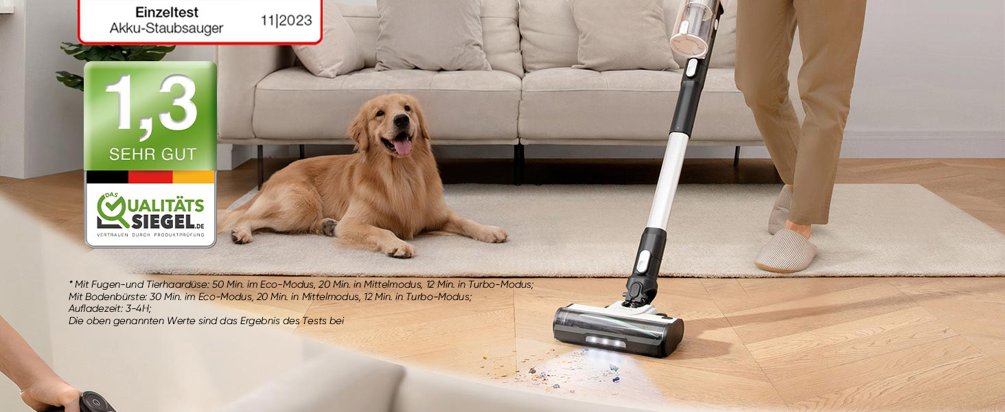 Бездротовий пилосос Levoit LVAC-200: 4-в-1, для дому та авто, фільтрація 99.9%, видалення шерсті тварин