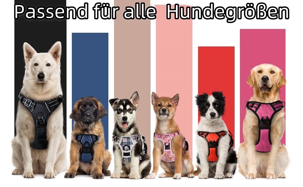 Нашийник для собак BaoCheng Anti Pull, протирвучий, малий/середній/великий, дихаюча сітка, зручне одягання/роздягання, 3 пряжки, безпечний, знімає напругу, світловідбиваючий (Хакі, S)