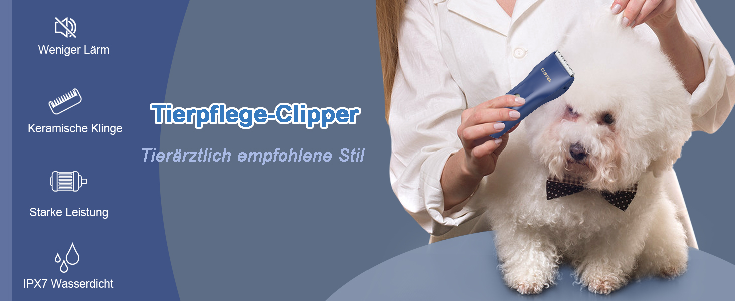 Професійна машинка для стрижки собак з густим хутром, бездротовий набір для грумінгу котів та собак, акумуляторна машинка для стрижки собак, котів, кроликів, блакитна