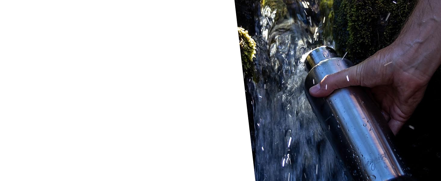 Термофляга 1л з нержавіючої сталі: ізольована, для туризму, велоспорту, офісу, без BPA, 1000 мл