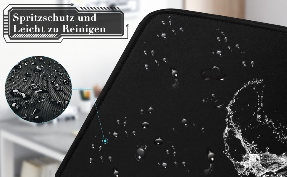 Килимок для миші ігровий RGB 800x300mm XXL, великий, з підсвічуванням 14 режимів, 7 LED кольорів, вологостійкий, антиковзкий, для комп'ютера PC, професійний, чорний