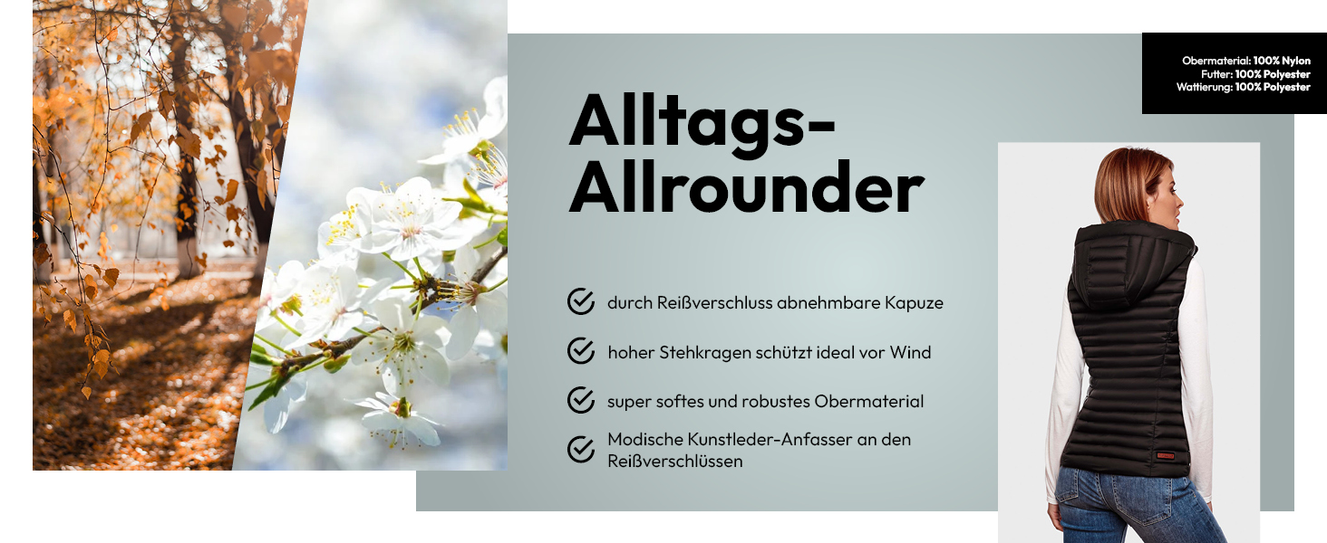 Жіноча перехідна куртка Navahoo Shadaa з капюшоном, легка стьобана жилетка, XS-3XL, рожевий