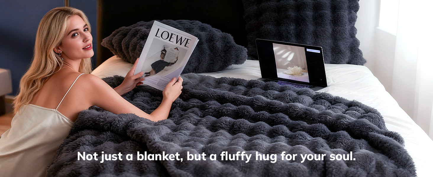 Електрична ковдра Keenstone з 9 рівнями нагріву, автоматичним вимкненням, машинне прання, антрацитовий колір