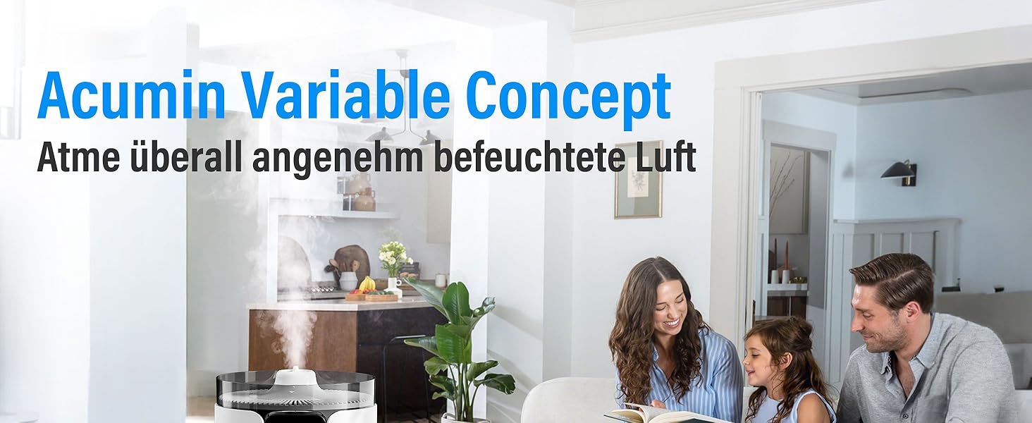 Ультразвуковий зволожувач повітря для великих приміщень 16 л, верхній залив, тихий, 1000 мл/год, до 100 м², з прохолодним туманом та аромадіфузором, для дитячої кімнати, офісу, рослин, білий