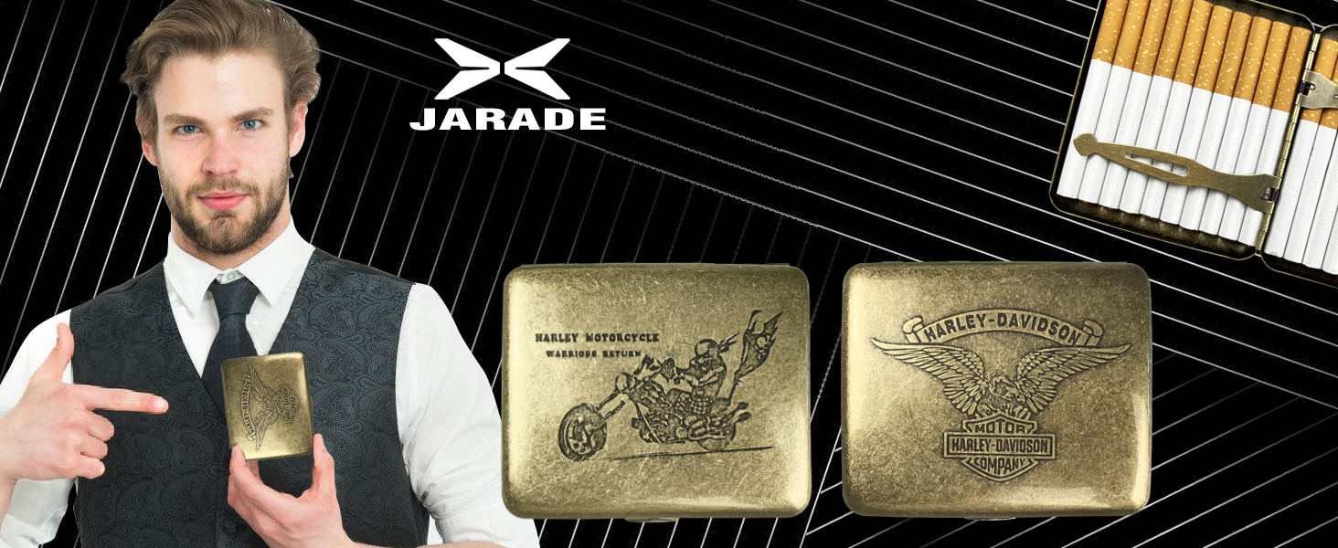 Металеве етажерка для сигарет на 20 шт. з бронзовим орлом, 2 шт. (85 мм)