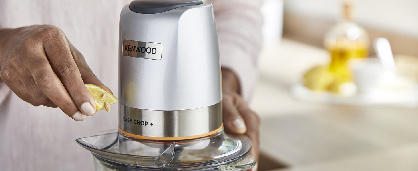 Електричний міні-подрібнювач Kenwood Easy Chop CHP61.100WH, білий (0,6 л, 500 Вт)