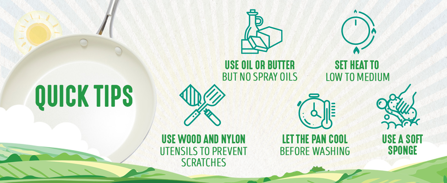 Набір посуду GreenLife Artizan 12 предметів з керамічним антипригарним покриттям, індукційний, безпечний (PFAS-free), сумісний з духовкою, можна мити в посудомийній машині, жовтого кольору