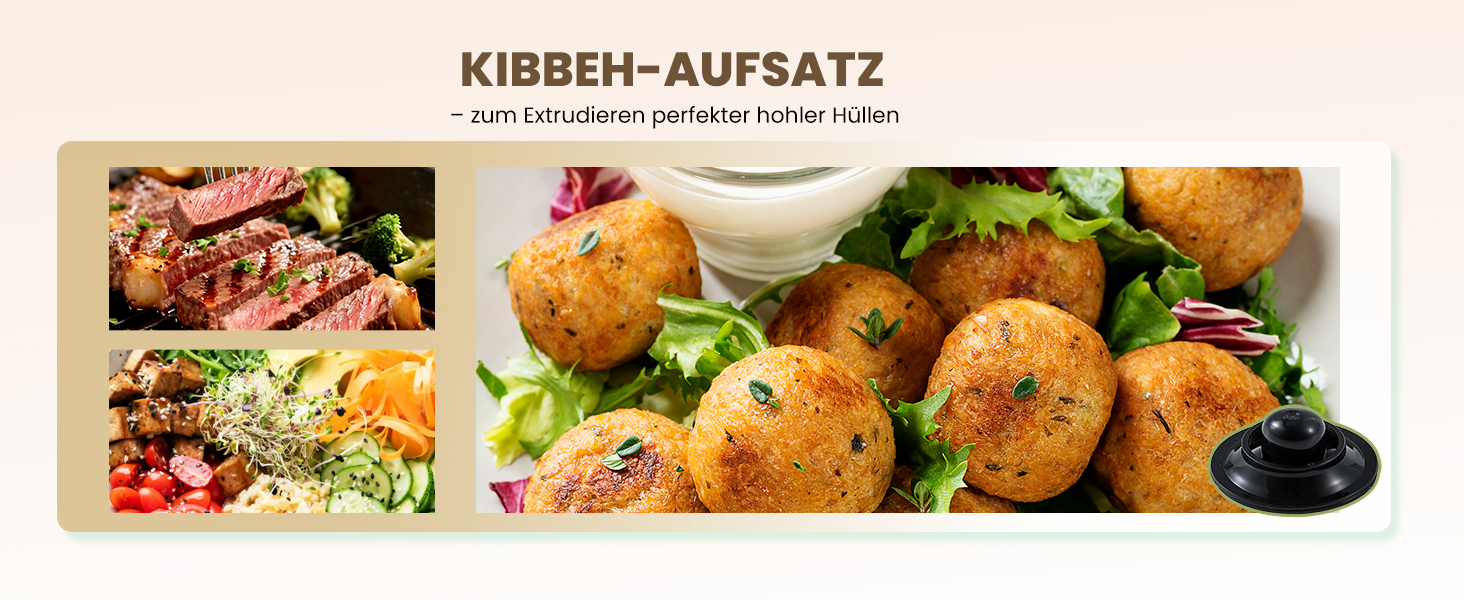 М'ясорубка електрична Huanyu 2000 Вт з сенсорним керуванням, багатофункціональна з 2 ножами та 3 дисками