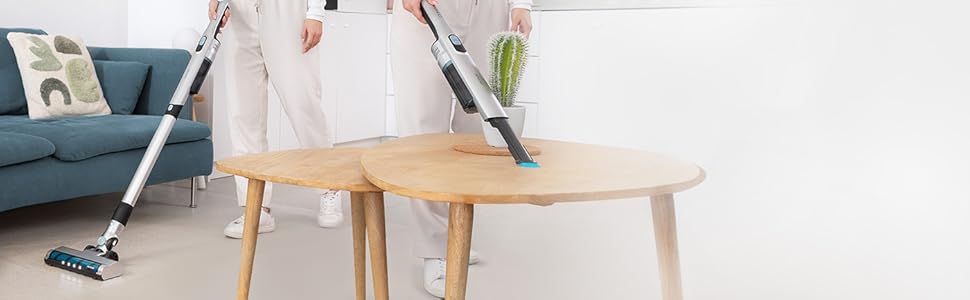 Вертикальний бездротовий пилосос Cecotec Scoba 2100 Jalisco: 210 Вт, 20 кПа, 45 хв роботи, моторне насадка Jalisco