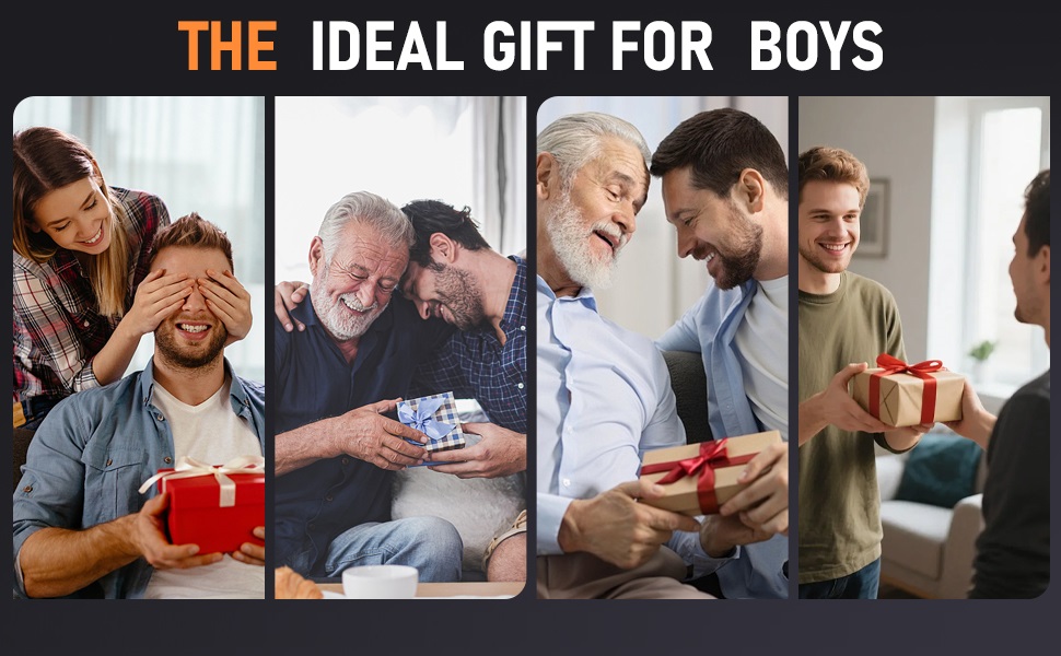 Електричний гоління для чоловіків Glatzen 6-в-1 з тримером для носа, для сухого та вологого гоління, USB-C, LED дисплей, IPX6