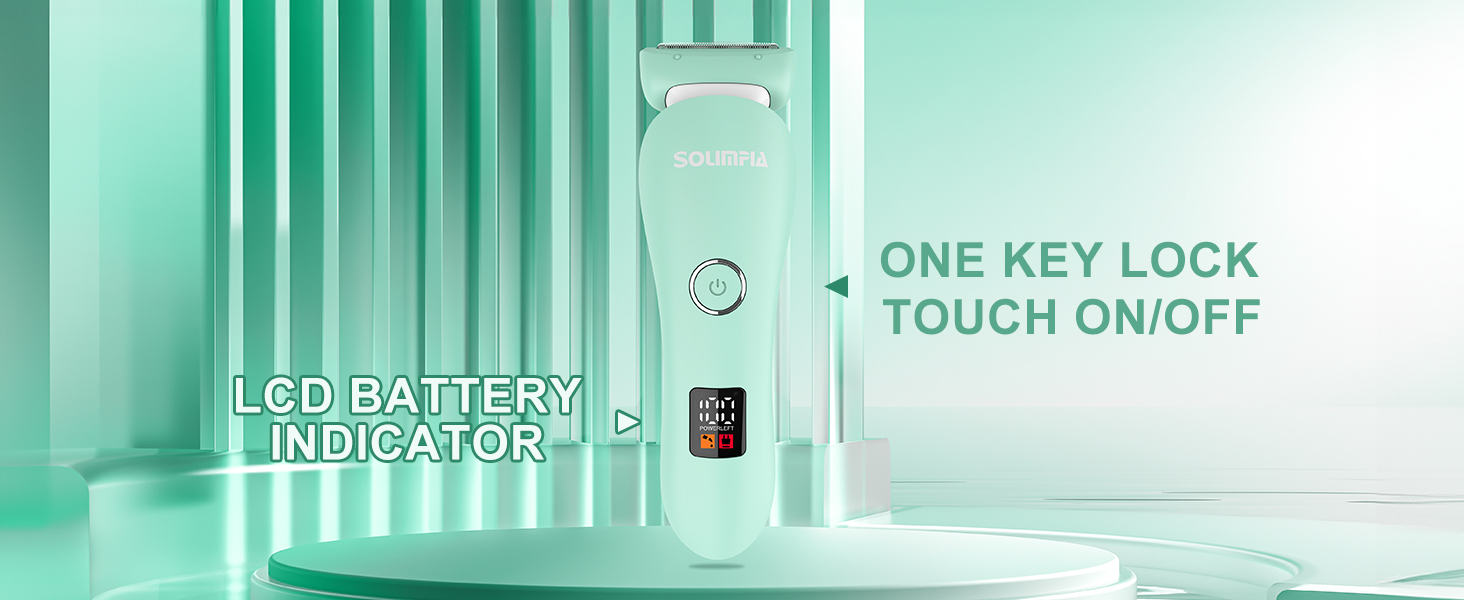 Електричний жіночий бритва Solimpia для тіла, ніг, рук, пахв та бікіні. Бездротовий бритва для сухого та мокрого гоління. Тример для бікіні.