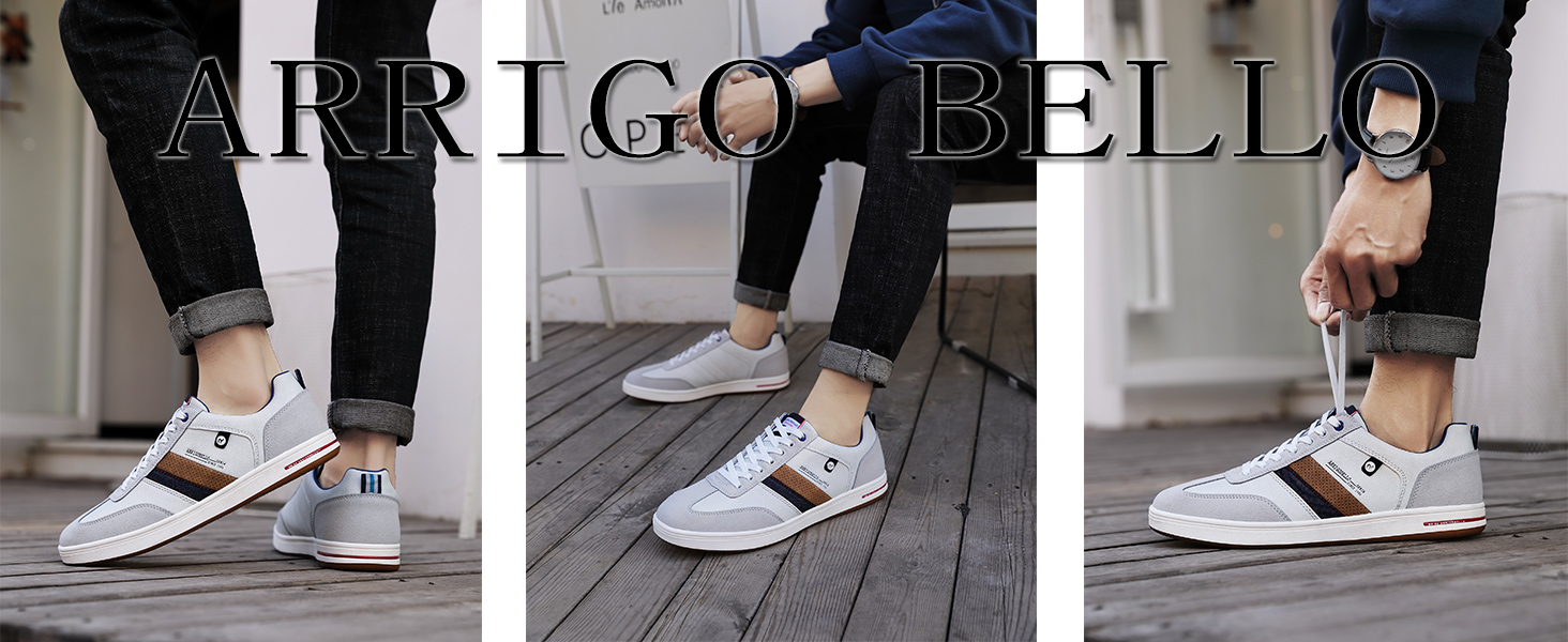 ARRIGO BELLO Кросівки чоловічі білі/срібні, спортивні, для ходьби та бігу, розміри 41-46, EU 42