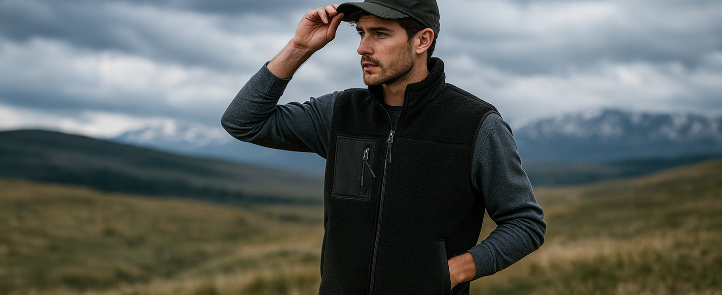 Обогрівальний жилет LABEWVI для жінок та чоловіків з акумулятором 10000mAh, USB, чорний