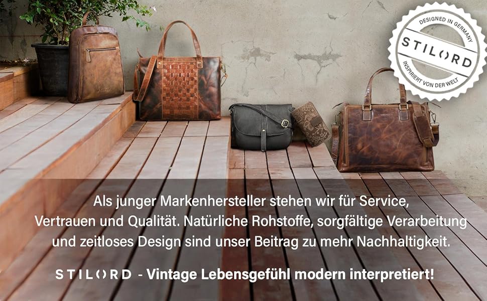 Стильна сумка-месенджер STILORD Kira з натуральної шкіри вінтаж, коричнева (Cognac/Maraska) - ідеальна для вечірок та повсякденного використання