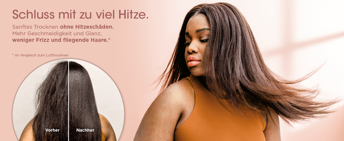 Фен Shark FlexStyle Multi: 3-в-1 для догляду за волоссям, Auto-Wrap, без пошкодження, для всіх типів волосся (чорний/рожеве золото)